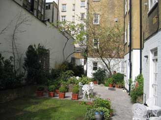 north garden in spring - link to garden page